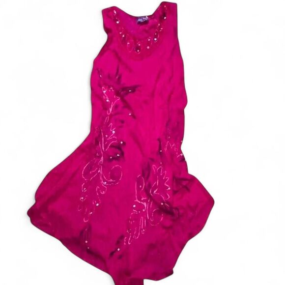 ✨Vibrant Fuchsia Boho Dress✨ - Picture 1 of 5